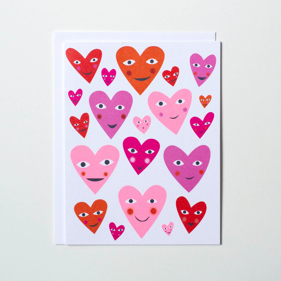 So Many Hearts Filled With Love Note Card - Parkette.