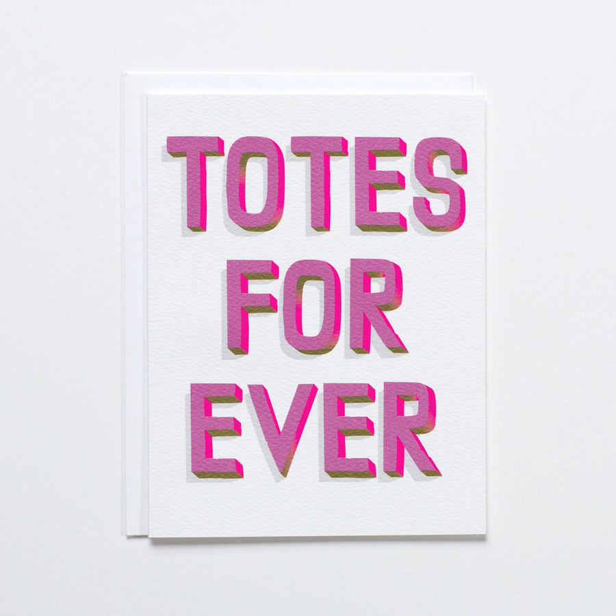Neon Totes For Ever Note Card - Parkette.