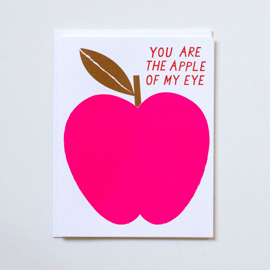 Apple of my Eye Note Card - Parkette.