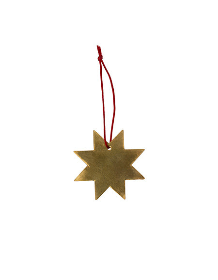 Brass Snowflake Ornament - Parkette.