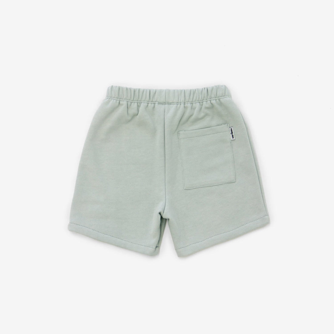Organic Cotton Fleece Shorts - Sage - Parkette.