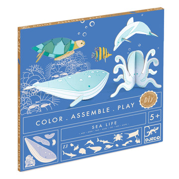 Color Assemble Play - Sea Life - Parkette.