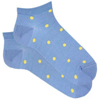 Polka Dot Print Trainer Socks - Parkette.