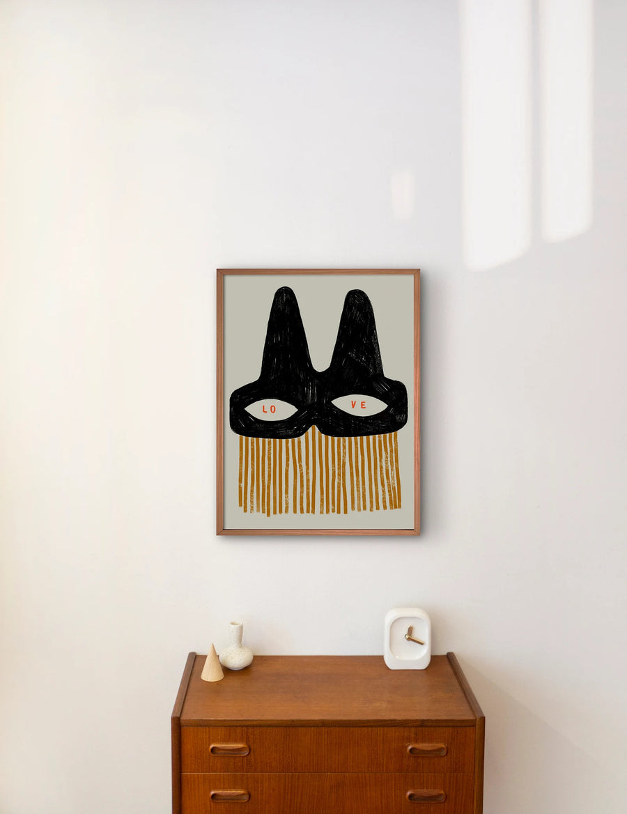 Mask Love Poster - Parkette.