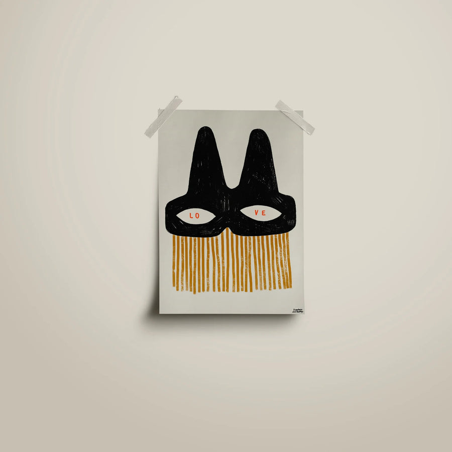 Mask Love Poster - Parkette.