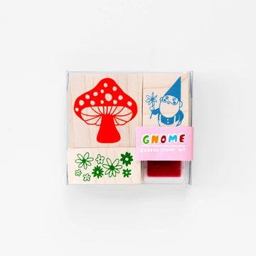 Gnome and Mushroom Stamp Kit - Parkette.
