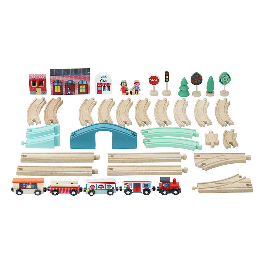 Grand Express Train with Track - Parkette.