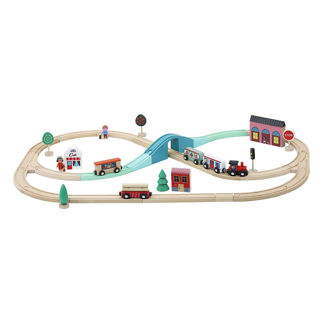 Grand Express Train with Track - Parkette.