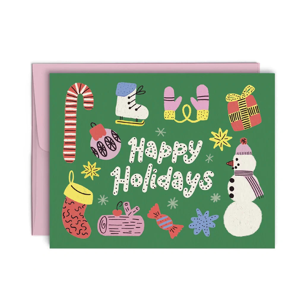 Happy Holidays Greeting Card - Parkette.