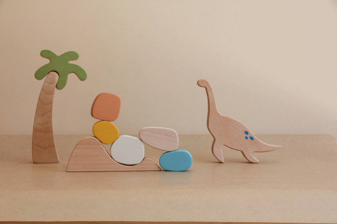 Plesiosaur Stacking Toy - Parkette.