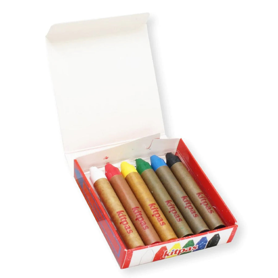 Medium Crayons - 6 Colour Set - Parkette.