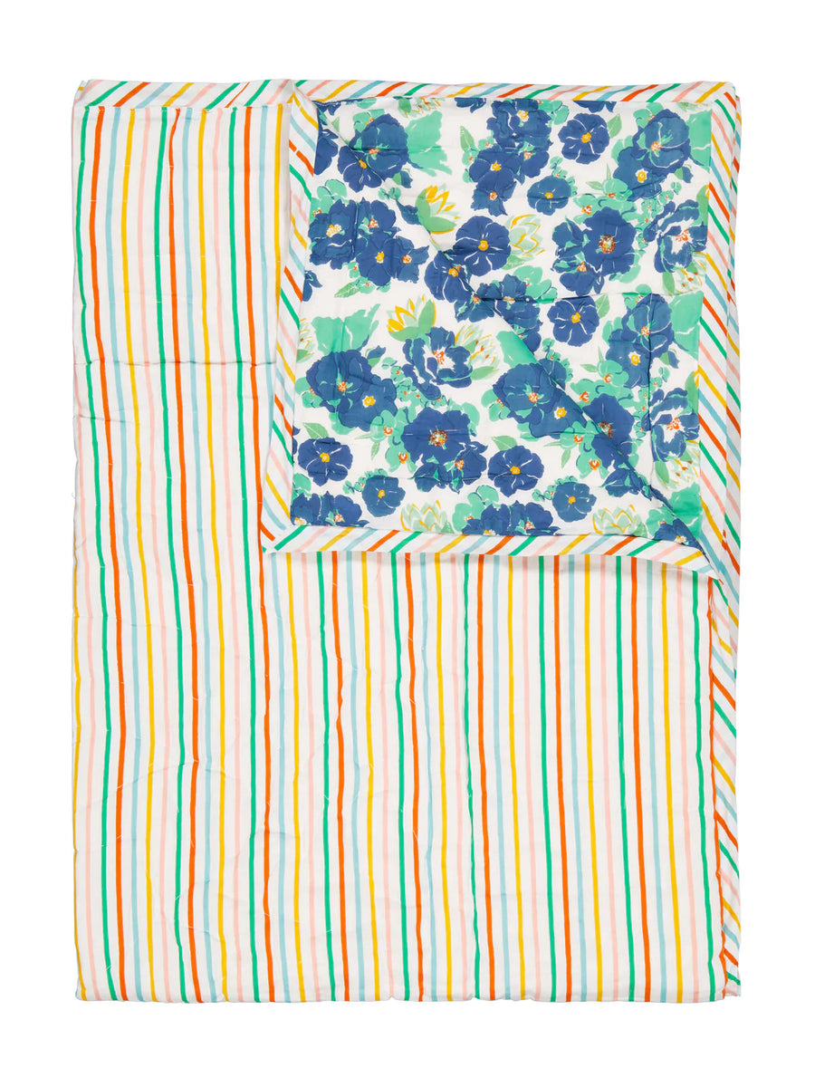 Reversible Hand-Quilted Blanket - Parkette.