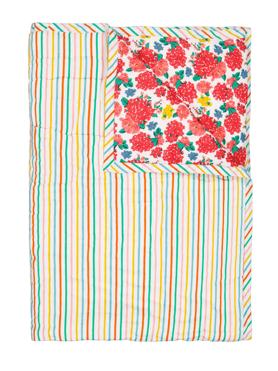 Reversible Hand-Quilted Blanket - Parkette.