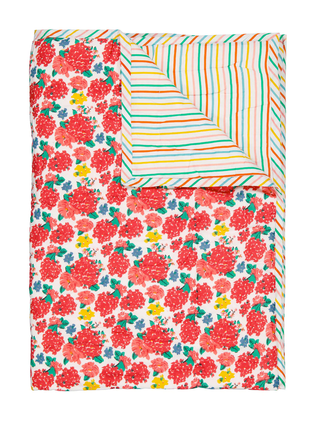 Reversible Hand-Quilted Blanket - Parkette.