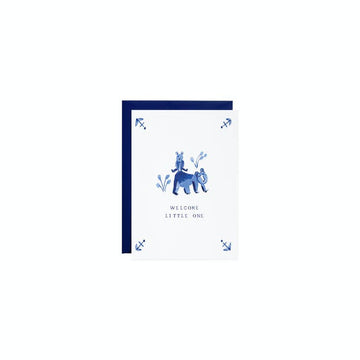 Welcome Little Bear Petite Card - Parkette.