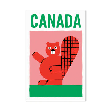 Beaver Postcard by Benoit Tardif - Parkette.