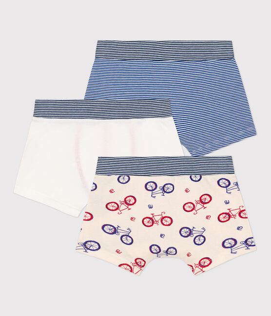 Boys' Bike Themed Cotton Boxers 3 Pack - Parkette.