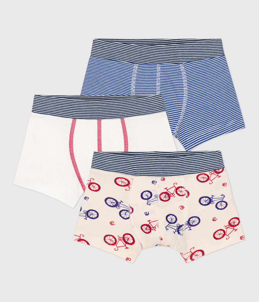 Boys' Bike Themed Cotton Boxers 3 Pack - Parkette.