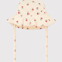 Floral Cotton Gauze Sun Hat - Parkette.