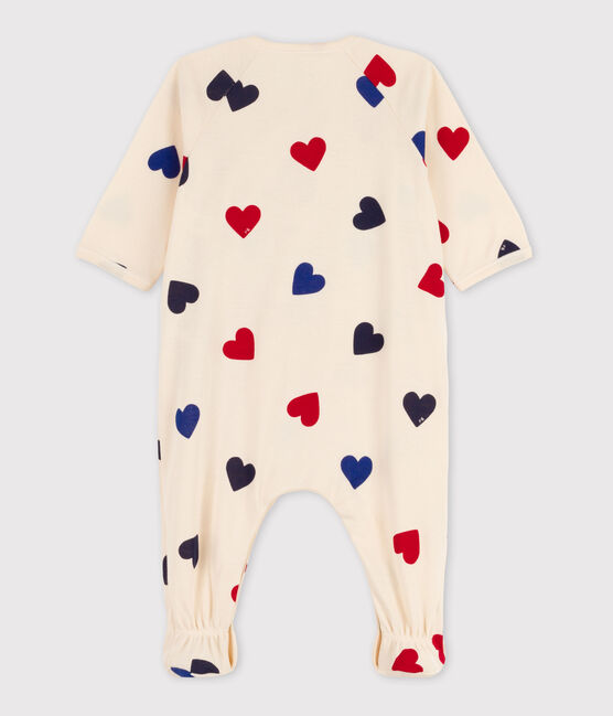 Heart Patterned Tube Knit Sleepsuit - Parkette.