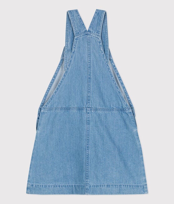 Light Denim Overall Dress - Parkette.