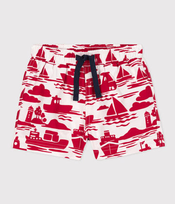 RECYCLED FABRIC SWIM SHORTS - Parkette.
