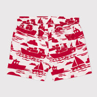 RECYCLED FABRIC SWIM SHORTS - Parkette.
