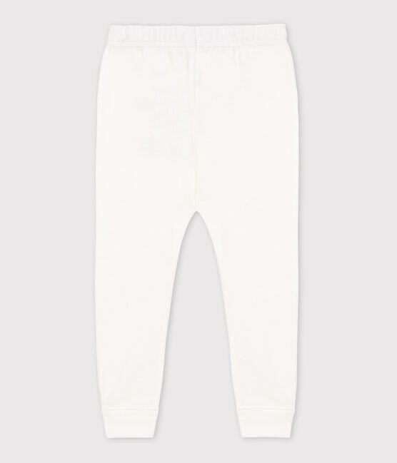 Marshmallow Ribbed Cotton Leggings - Parkette.