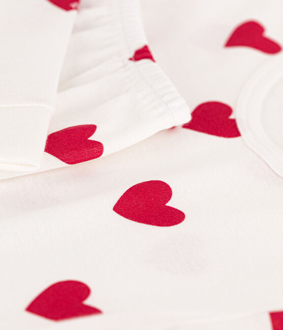 Snugfit Cotton Heart Print Pajamas - Parkette.