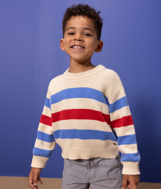 Stripy Cotton Pullover - Parkette.