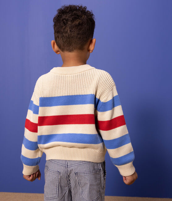 Stripy Cotton Pullover - Parkette.