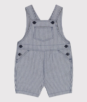 Stripy Short Overalls - Parkette.