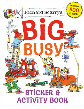 Richard Scarry's Big Busy Sticker & Activity Book - Parkette.