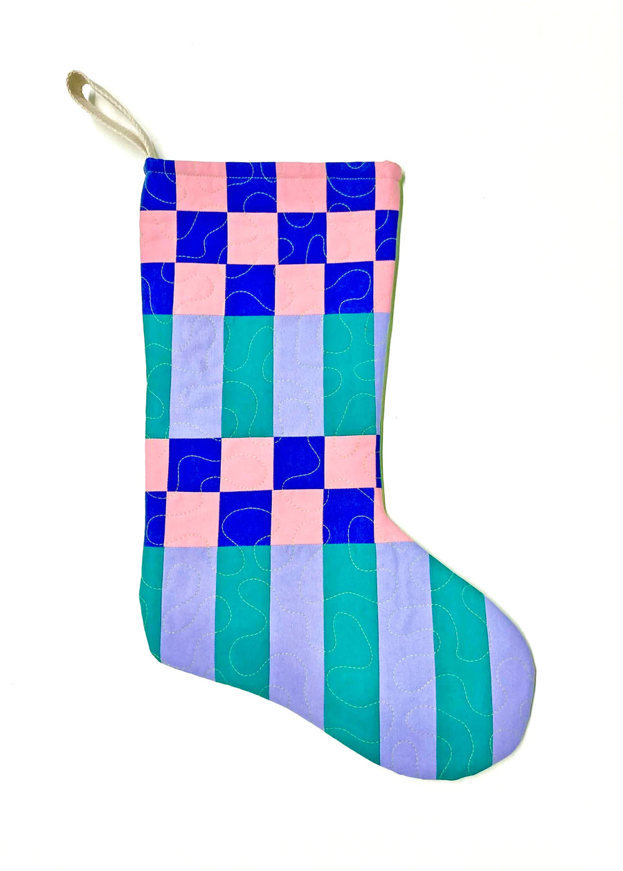 Quilted Holiday Stocking - Parkette.