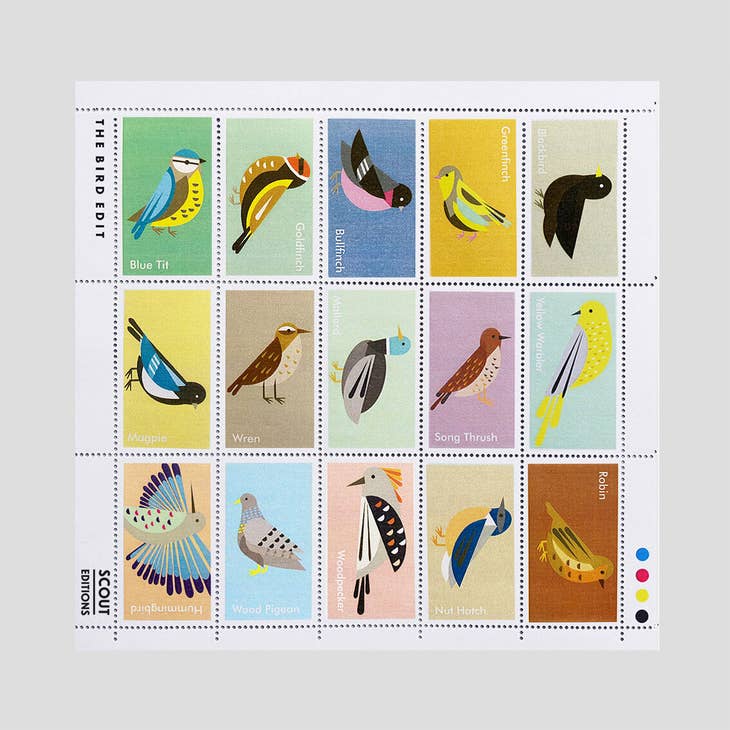Birds Decorative Stamp Set - Parkette.