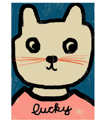 Lucky Cat Print - Parkette.