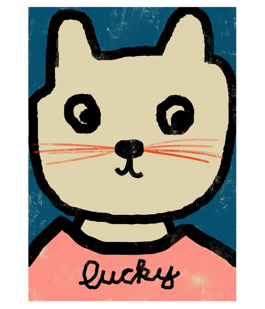 Lucky Cat Print - Parkette.