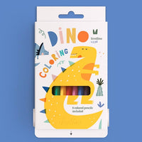 Scrollino Dino Coloring - Parkette.