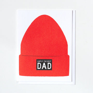 Simply The Best Dad Greeting Card - Parkette.