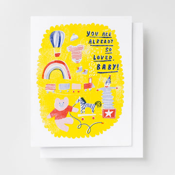 You Are Already So Loved Baby Greeting Card - Parkette.