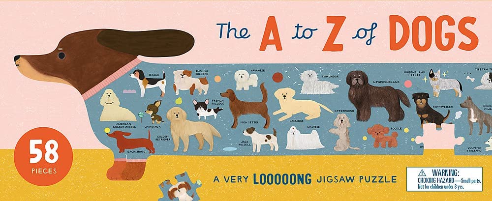 The A to Z of Dogs: A Very Looooong Jigsaw Puzzle - Parkette.