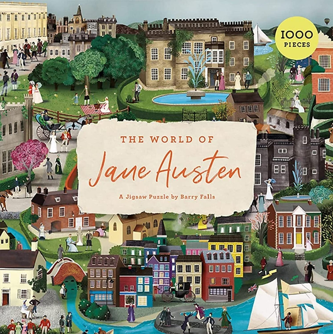 The World of Jane Austen A 1000 Piece Puzzle - Parkette.