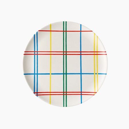 Plaid Side Plate - 4 set - Parkette.